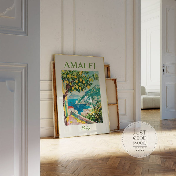 Sommer Poster auf Baumwoll-Canvas – Lebendige Farben