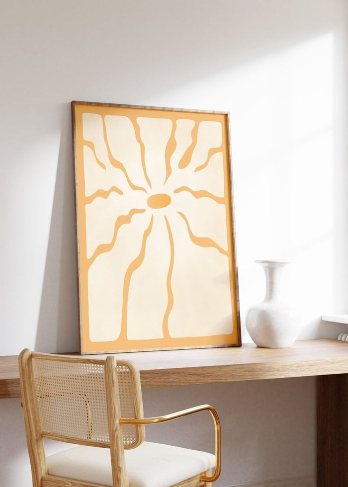 JUSTGOODMOOD Sonne Poster – Premium Wandbild