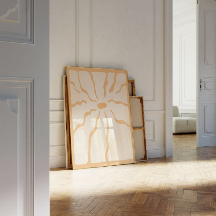 JUSTGOODMOOD Sonne Poster – Premium Wandbild