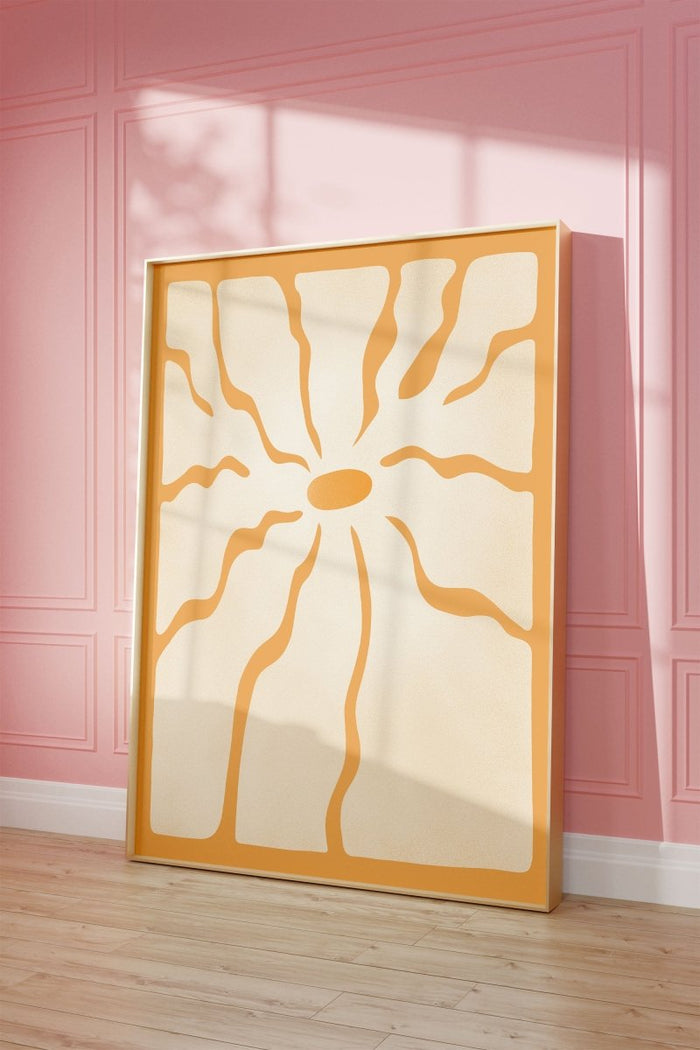 JUSTGOODMOOD Sonne Poster – Premium Wandbild