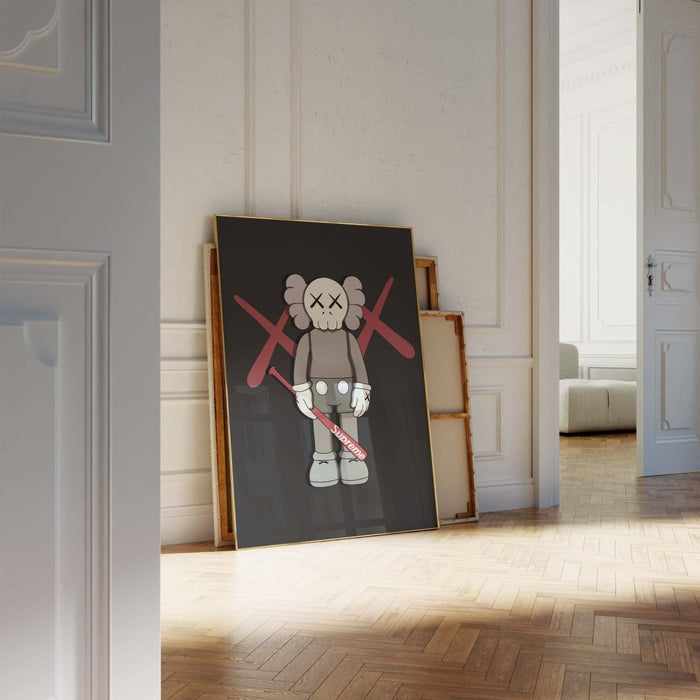 JUSTGOODMOOD Street Art Print – Premium Baumwolle