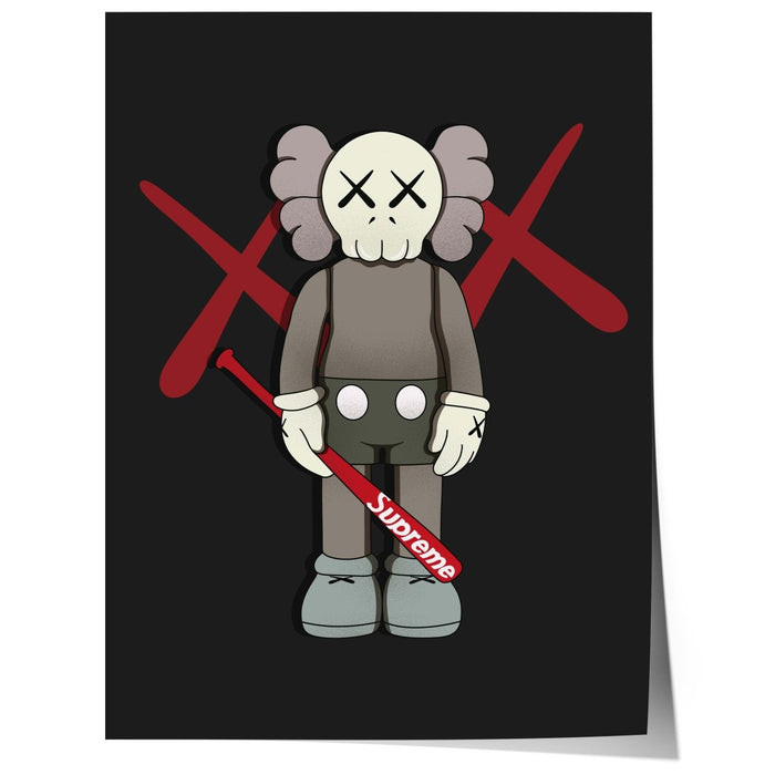 JUSTGOODMOOD Street Art Print – Premium Baumwolle