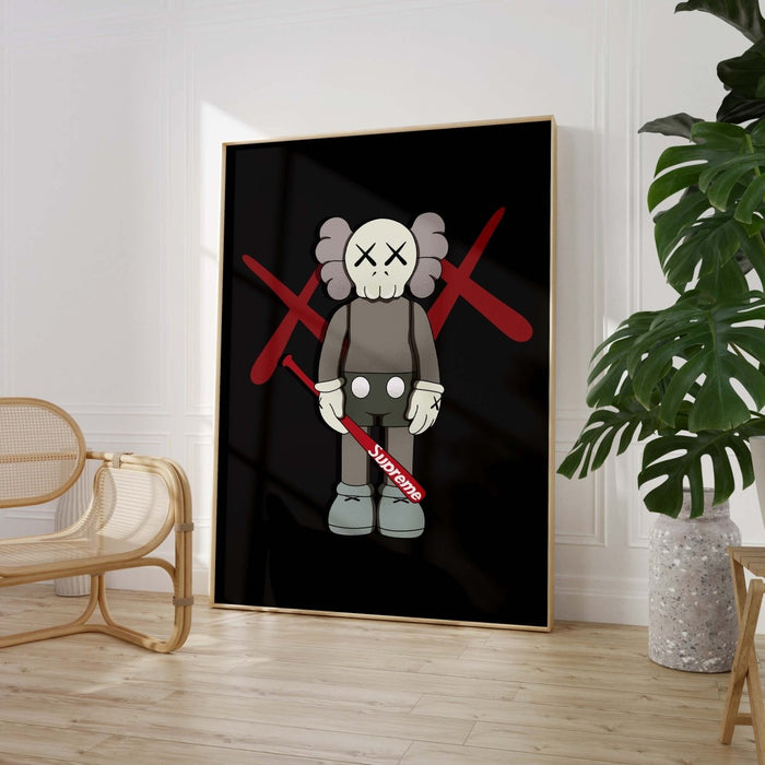 JUSTGOODMOOD Street Art Print – Premium Baumwolle