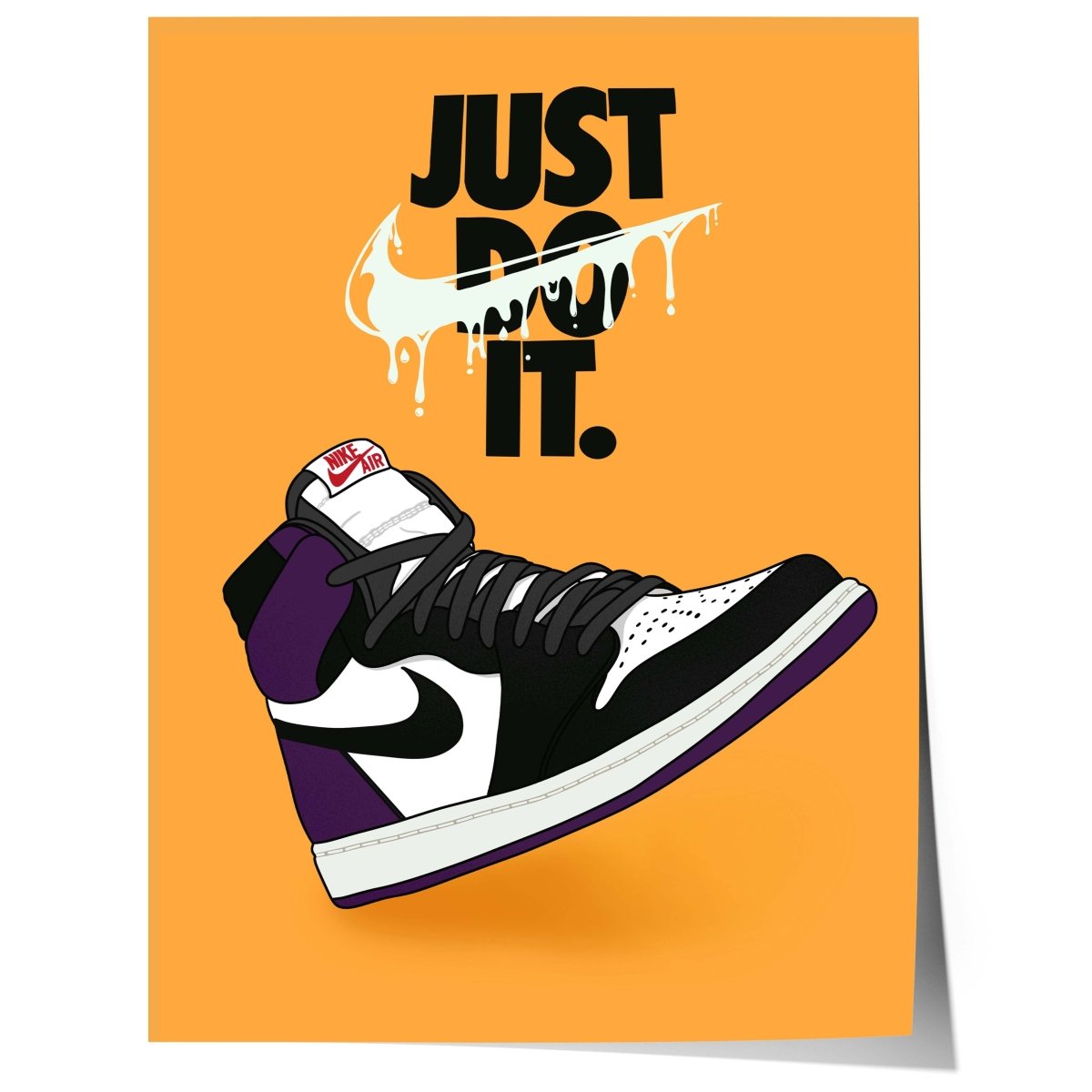 Streetwear Sneaker Poster · Urban Hype Wall Art · Urban Sneakerhead Pop Art · Print ohne Rahmen - justgoodmood