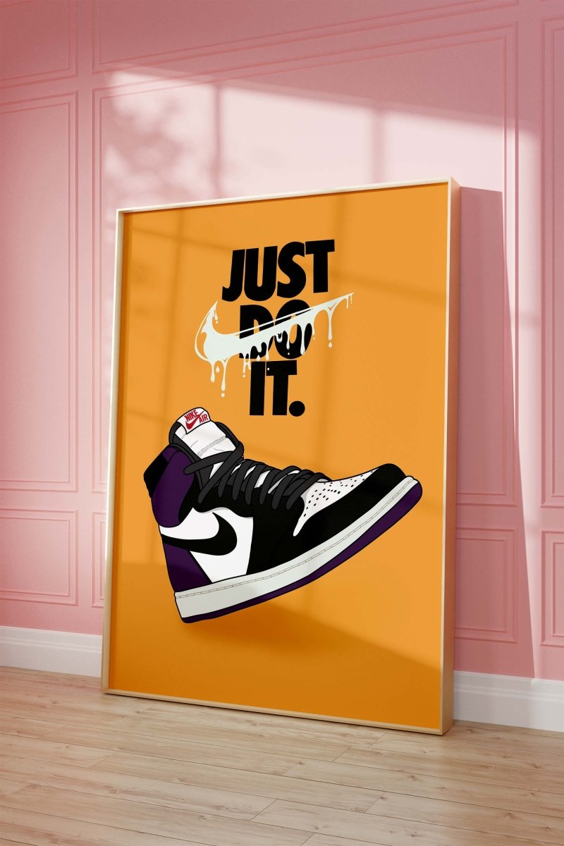 Streetwear Sneaker Poster · Urban Hype Wall Art · Urban Sneakerhead Pop Art · Print ohne Rahmen - justgoodmood