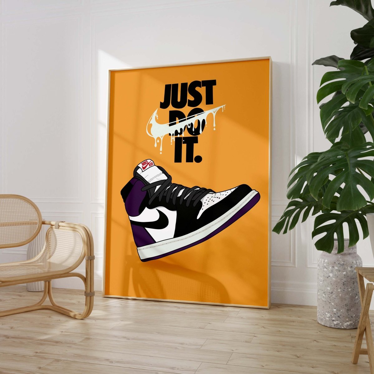 Streetwear Sneaker Poster · Urban Hype Wall Art · Urban Sneakerhead Pop Art · Print ohne Rahmen - justgoodmood