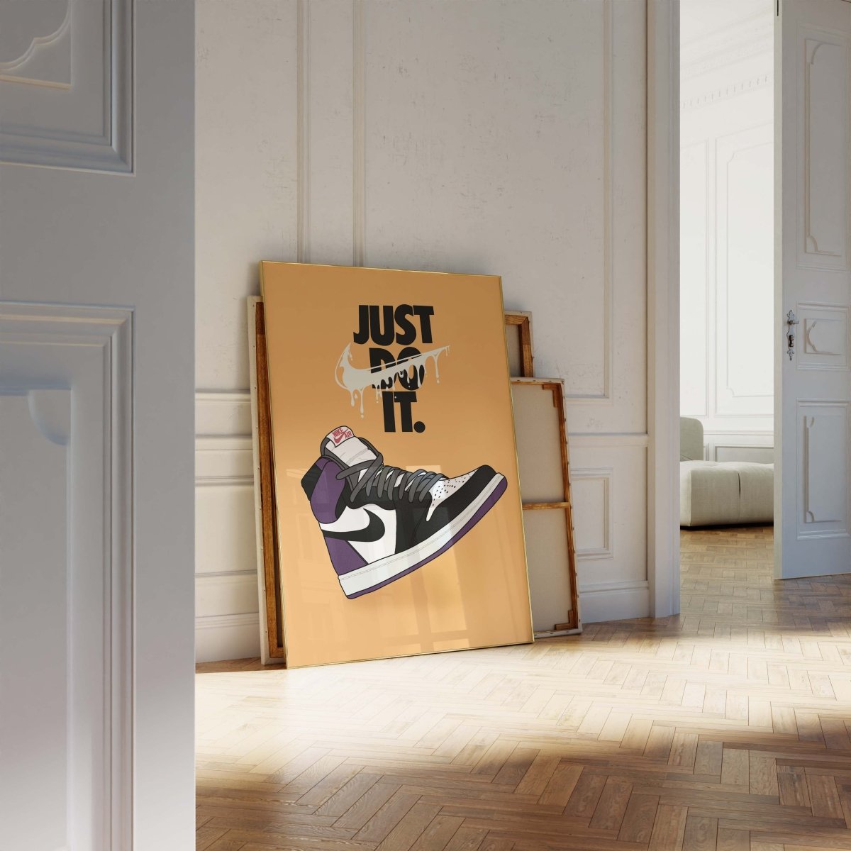Streetwear Sneaker Poster · Urban Hype Wall Art · Urban Sneakerhead Pop Art · Print ohne Rahmen - justgoodmood
