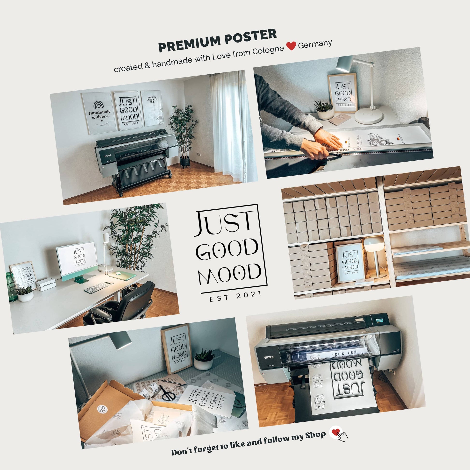 Süße Pastell Farben Poster Kinderzimmer · Geschenkidee für Kinder · Babyzimmer Deko · Minimalistisch neutral · Deko Print ohne Rahmen - justgoodmood