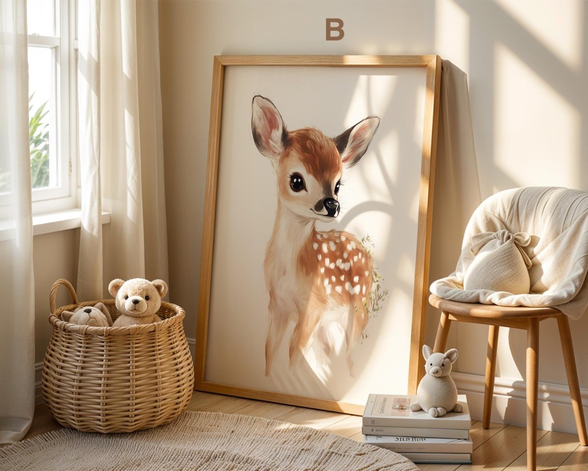 Süße Pastell Farben Poster Kinderzimmer · Geschenkidee für Kinder · Babyzimmer Deko · Minimalistisch neutral · Deko Print ohne Rahmen - justgoodmood