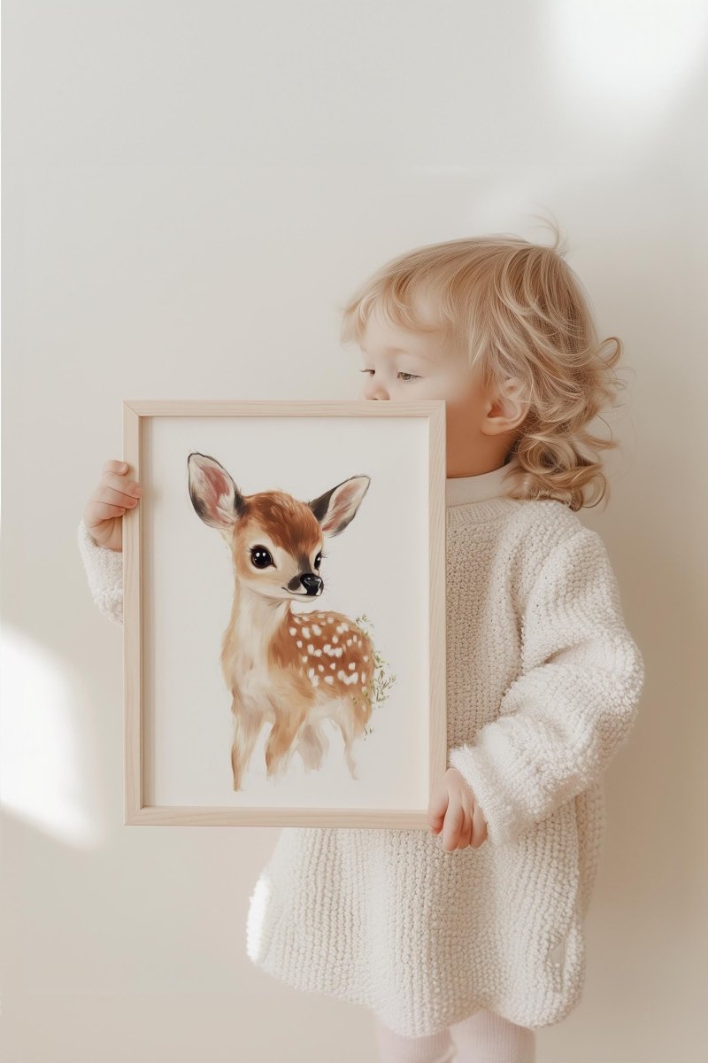 Süße Pastell Farben Poster Kinderzimmer · Geschenkidee für Kinder · Babyzimmer Deko · Minimalistisch neutral · Deko Print ohne Rahmen - justgoodmood