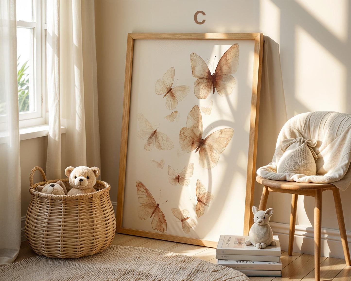 Süße Pastell Farben Poster Kinderzimmer · Geschenkidee für Kinder · Babyzimmer Deko · Minimalistisch neutral · Deko Print ohne Rahmen - justgoodmood