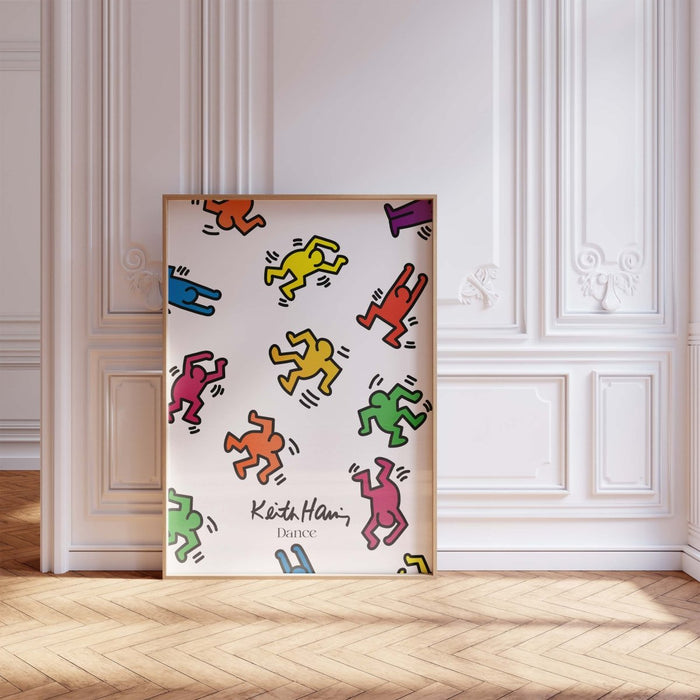 Moderne Tanzkunst auf Baumwoll-Canvas – JUSTGOODMOOD