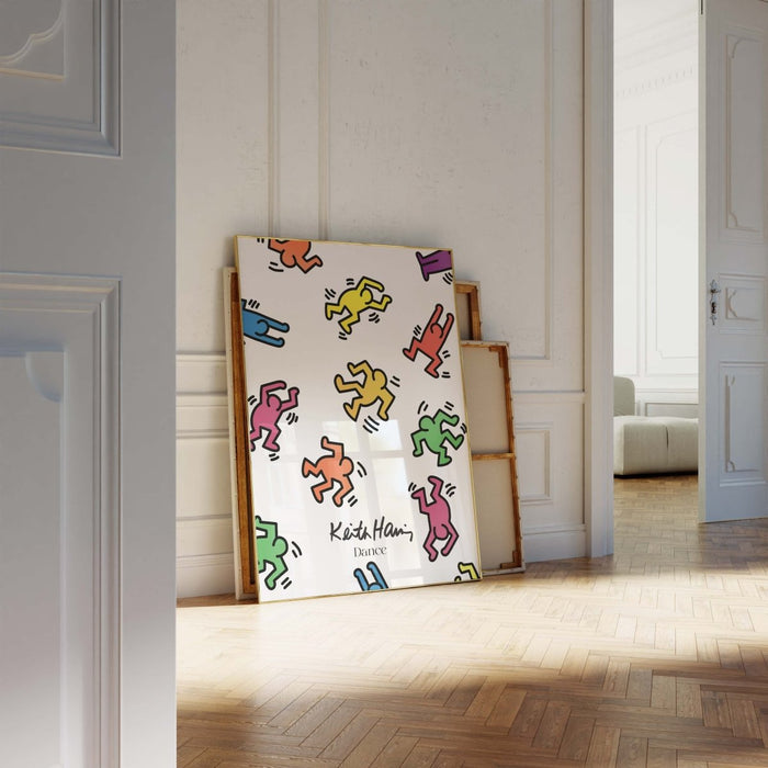 Moderne Tanzkunst auf Baumwoll-Canvas – JUSTGOODMOOD