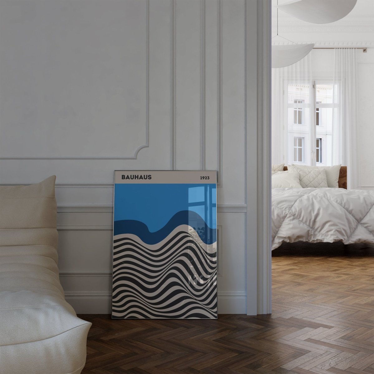 Bauhaus Ausstellung Poster I Geschenkidee I Bauhaus Design I Bauhaus Wandkunst I Wand Deko I Deko Print ohne Rahmen - justgoodmood