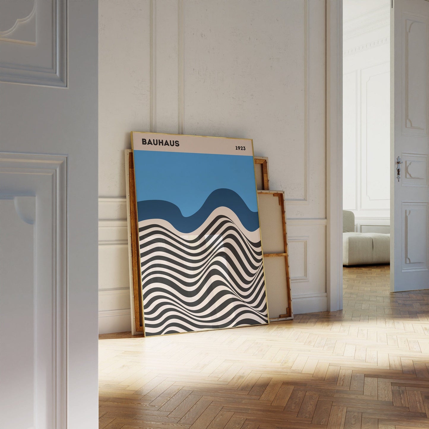 Bauhaus Ausstellung Poster I Geschenkidee I Bauhaus Design I Bauhaus Wandkunst I Wand Deko I Deko Print ohne Rahmen - justgoodmood