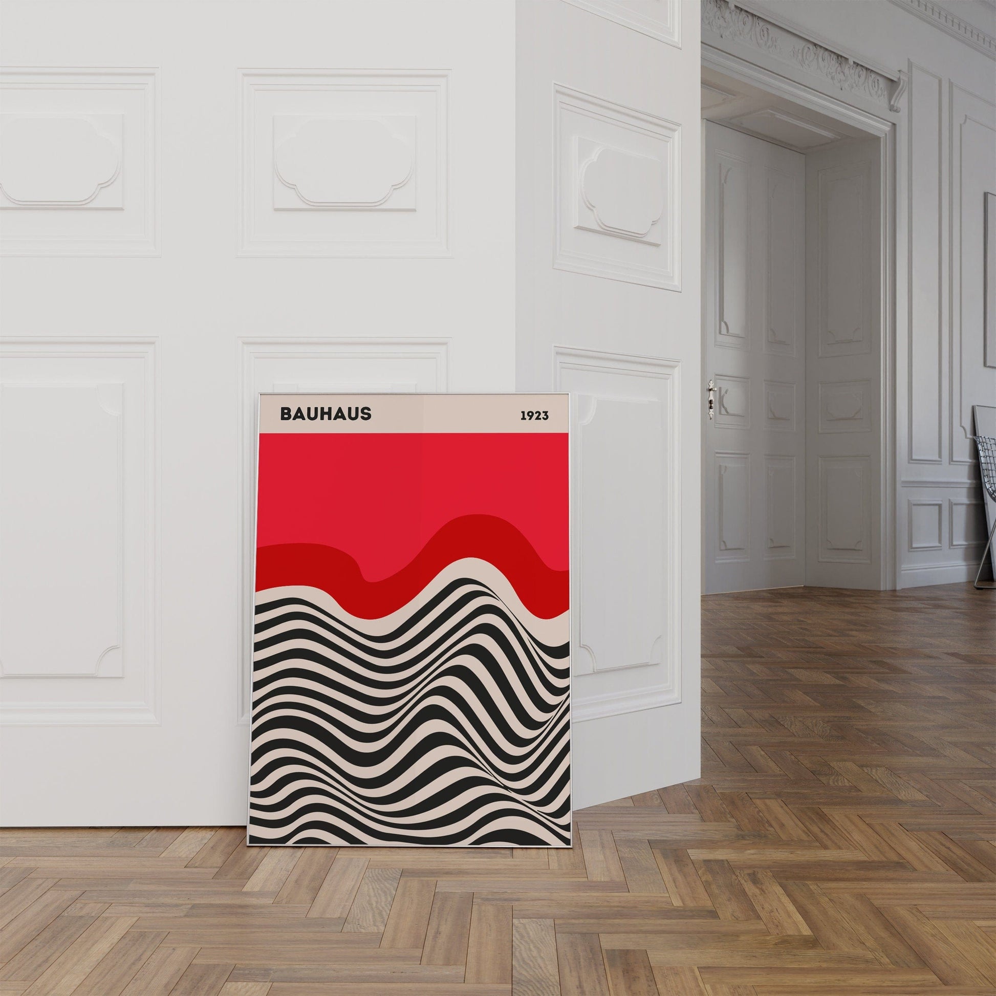 Bauhaus Ausstellung Poster I Geschenkidee I Bauhaus Design I Bauhaus Wandkunst I Wand Deko I Deko Print ohne Rahmen - justgoodmood