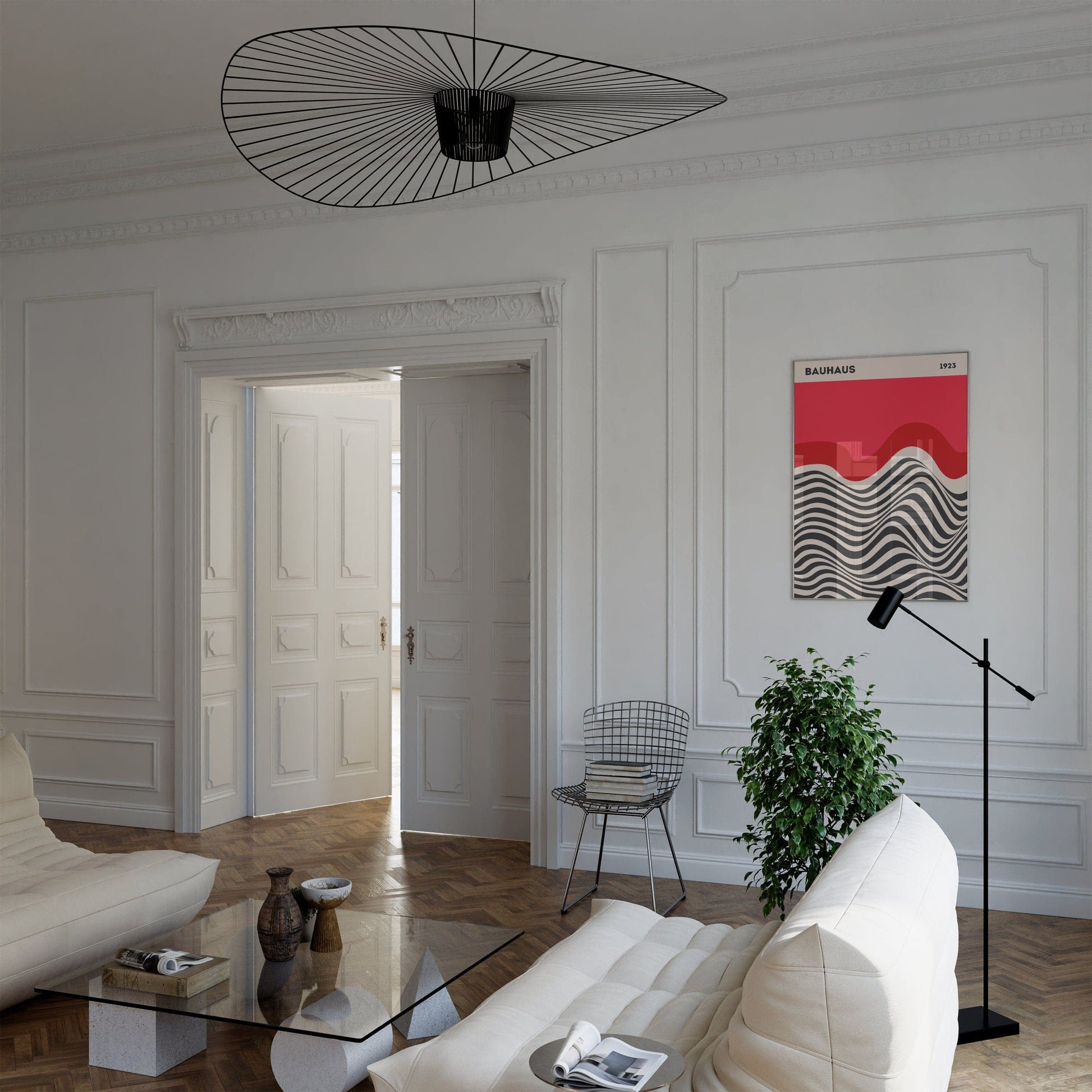 Bauhaus Ausstellung Poster I Geschenkidee I Bauhaus Design I Bauhaus Wandkunst I Wand Deko I Deko Print ohne Rahmen - justgoodmood