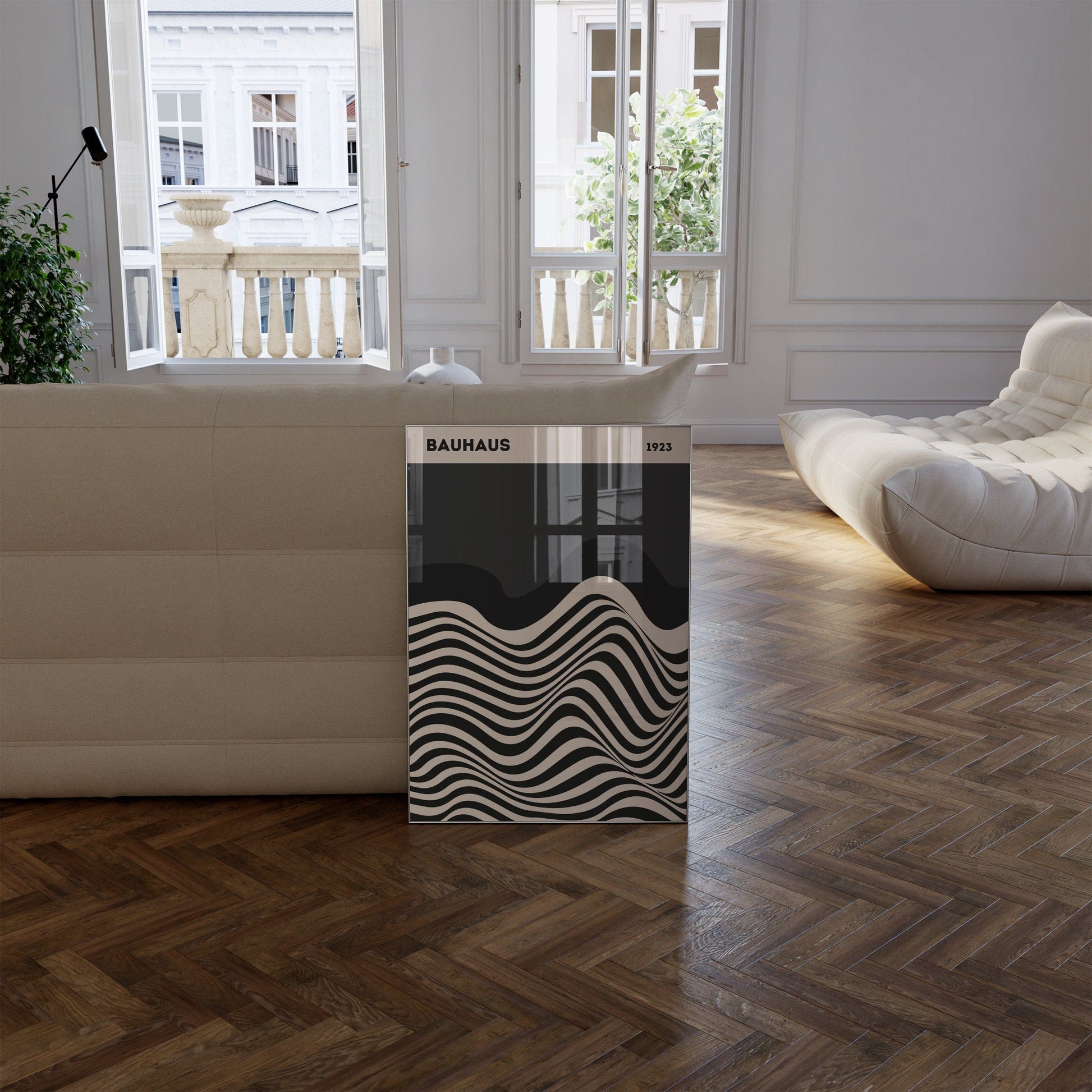 Bauhaus Ausstellung Poster I Geschenkidee I Bauhaus Design I Bauhaus Wandkunst I Wand Deko I Deko Print ohne Rahmen - justgoodmood