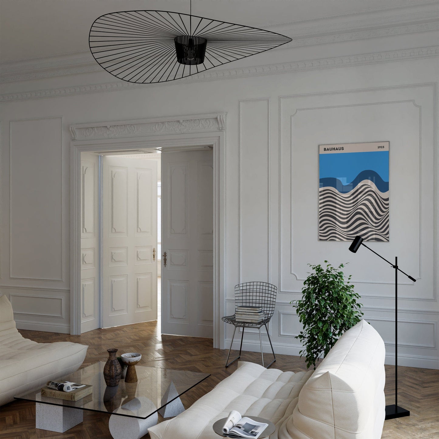 Bauhaus Ausstellung Poster I Geschenkidee I Bauhaus Design I Bauhaus Wandkunst I Wand Deko I Deko Print ohne Rahmen - justgoodmood