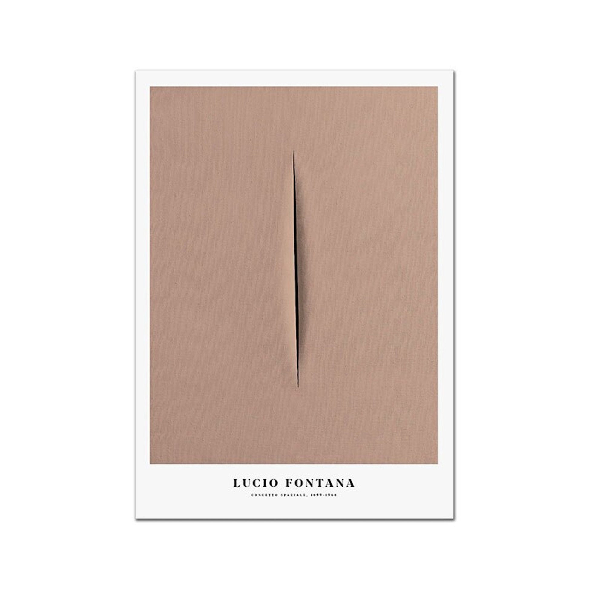Stilvolles Poster in Cut Stoff Optik Design in beige von justgoodmood. Ein einzigartiges Deko Print ohne Rahmen für Ihr Zuhause.