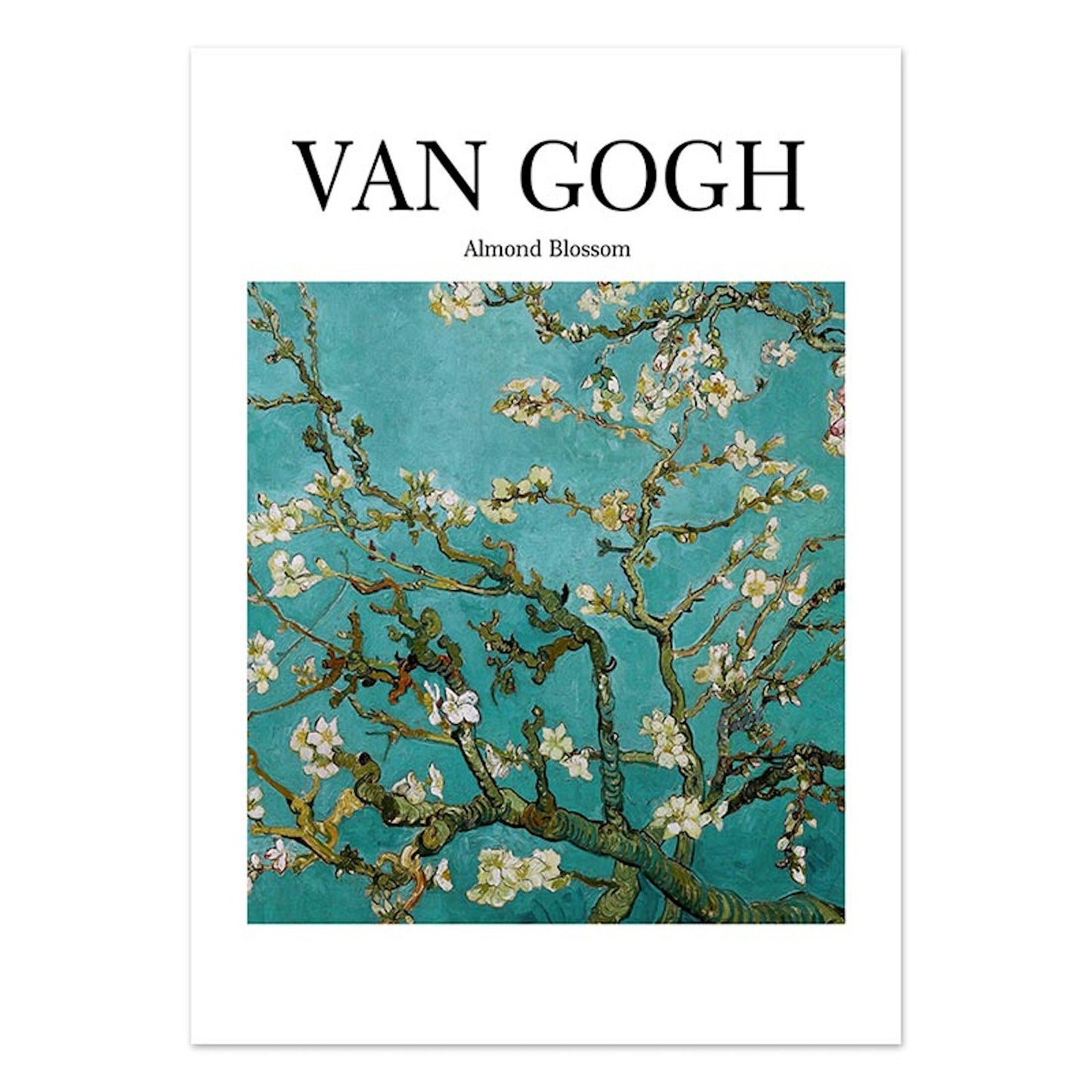 Poster Blumen Van Gogh Henri Matisse Rousseau Museum | Bilder Wohnzimmer | Wandbilder Schlafzimmer | Deko Print ohne Rahmen | Bilder Set