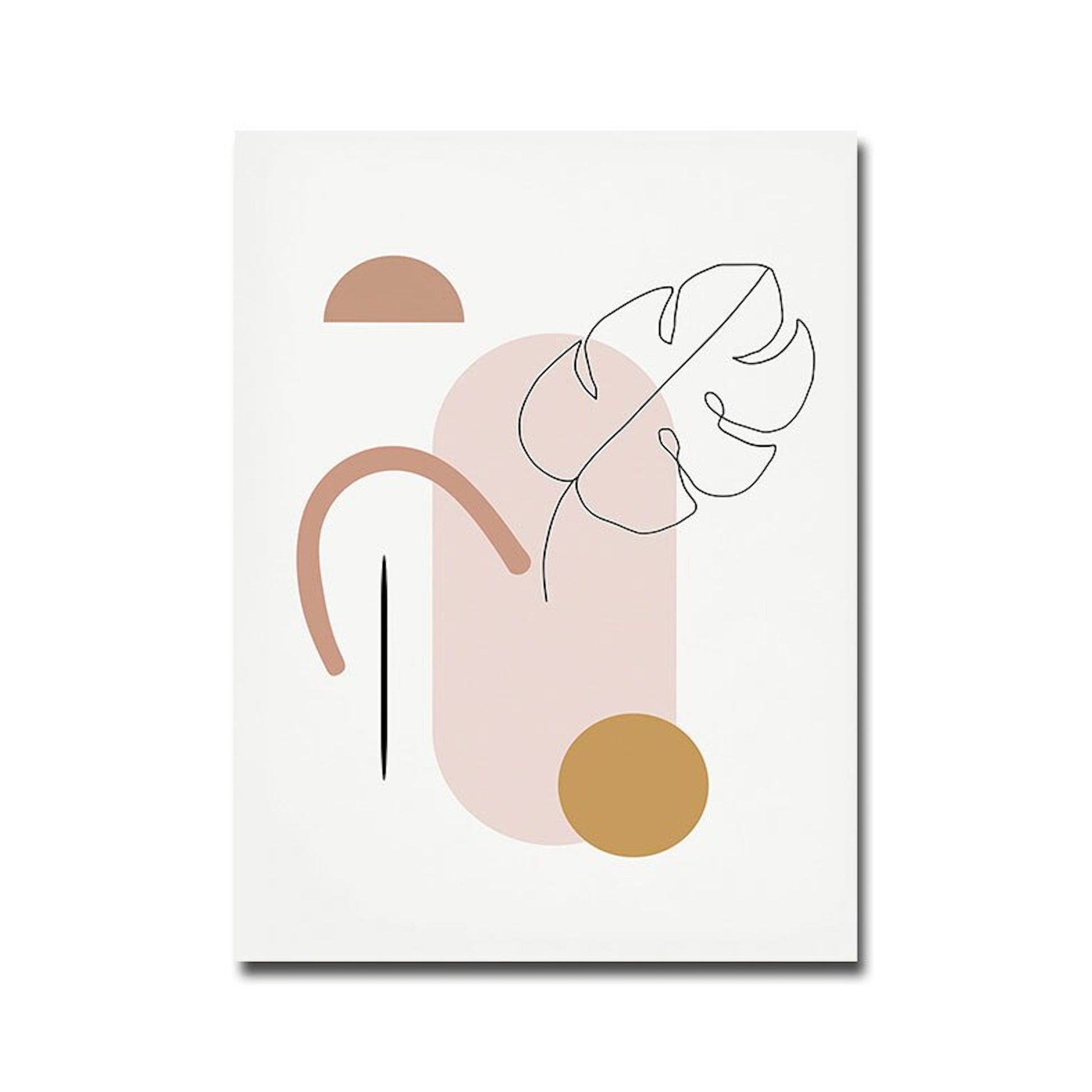 Kreatives Matisse Poster von justgoodmood mit abstrahierten Pflanzenmotiven, ideal für eine stilvolle Wanddekoration.