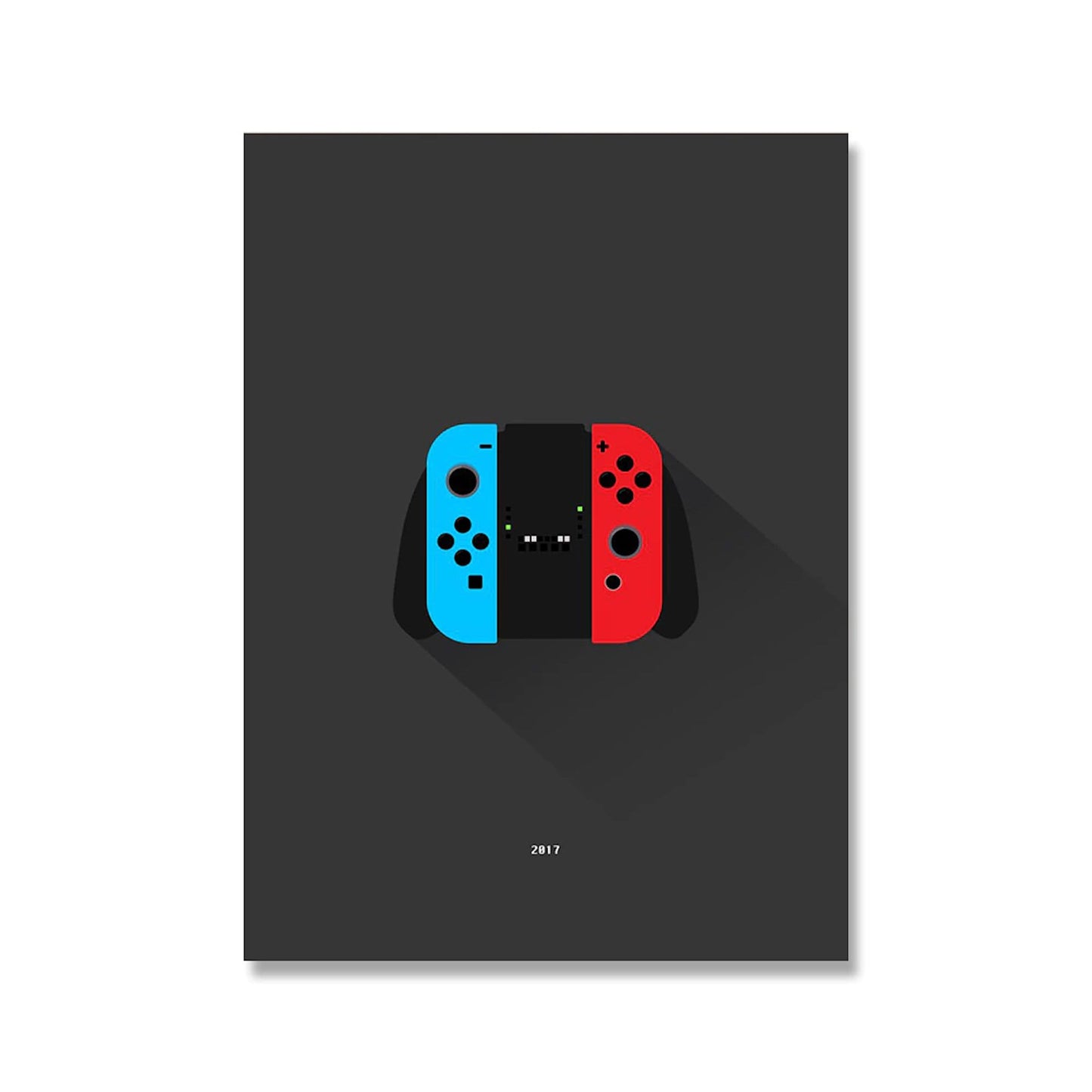 Poster Gamer Playstation Nintendo Controller als Deko Print ohne Rahmen