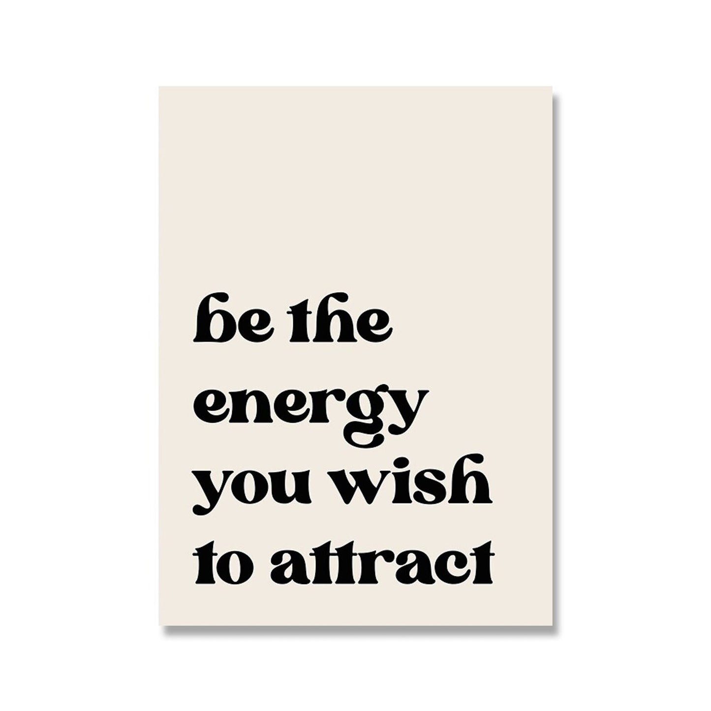 Poster Manifestierung Power und Energie als Deko Print ohne Rahmen