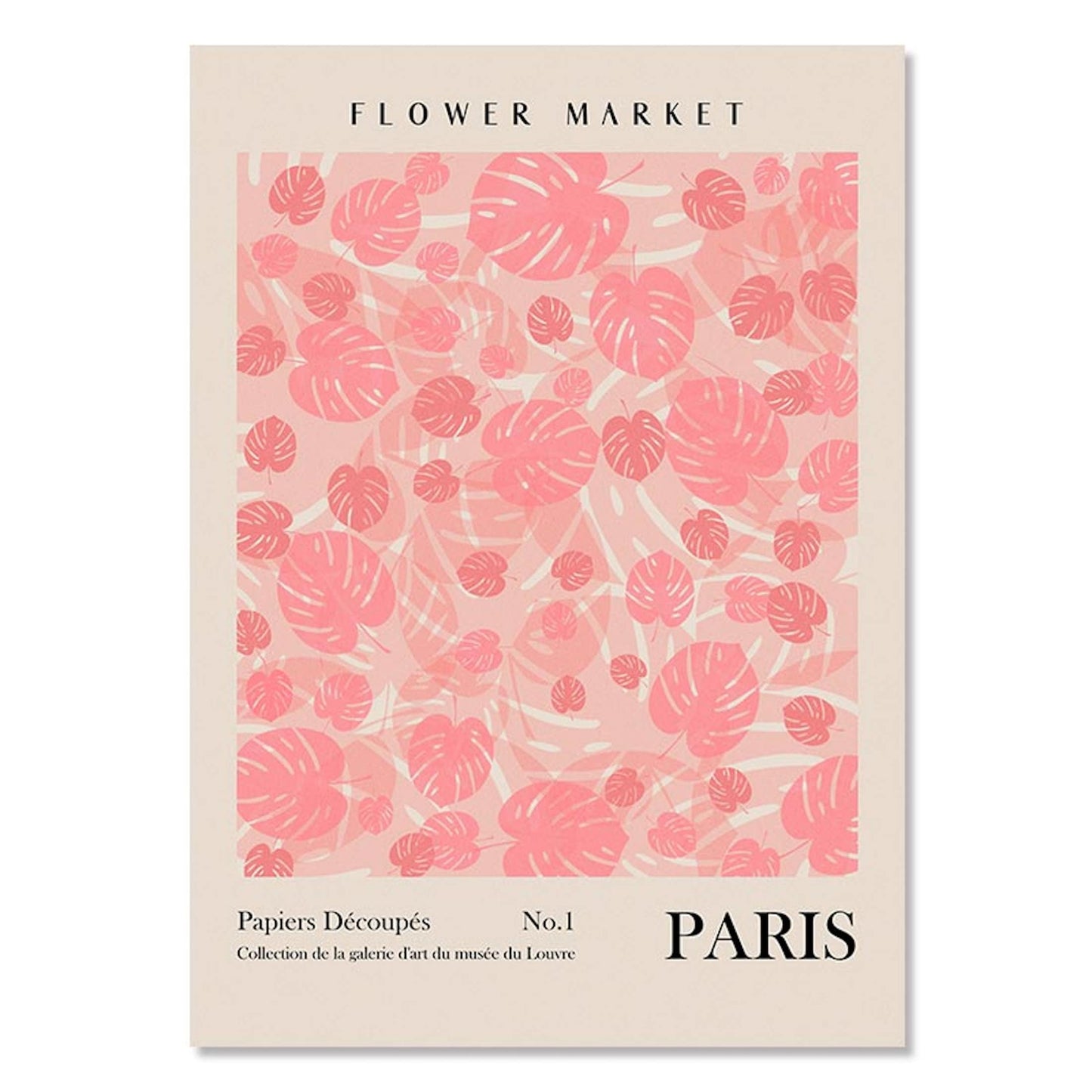 Poster Blumen Markt Botanische Bilder New York Paris Madrid London und Amsterdam als Deko Print ohne Rahmen