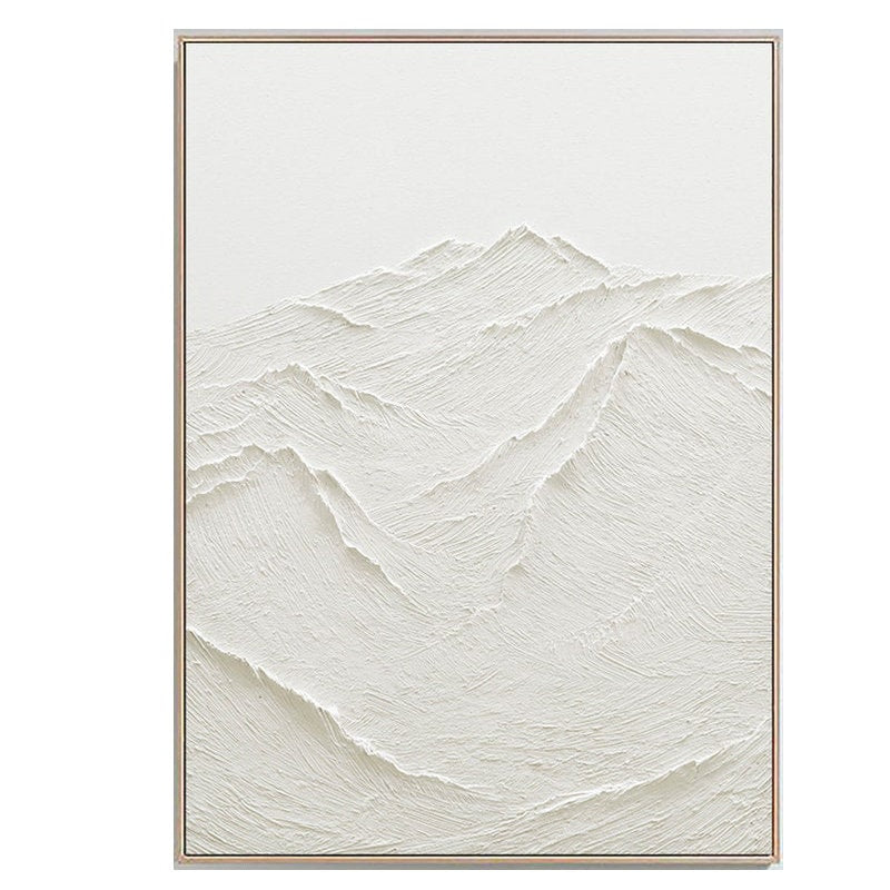 Strukur Gemälde Handgemalt Acryl #AP55 F I 3D Effekt I gespannt auf Holzrahmen I Schattenfugenrahmen