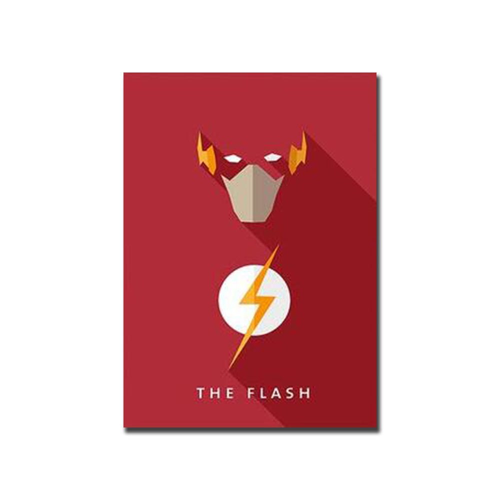 Poster von The Flash als Deko Print von justgoodmood - Kinder Marvel Super Helden als Deko Print ohne Rahmen, für ein lebhaftes Kinderzimmer!