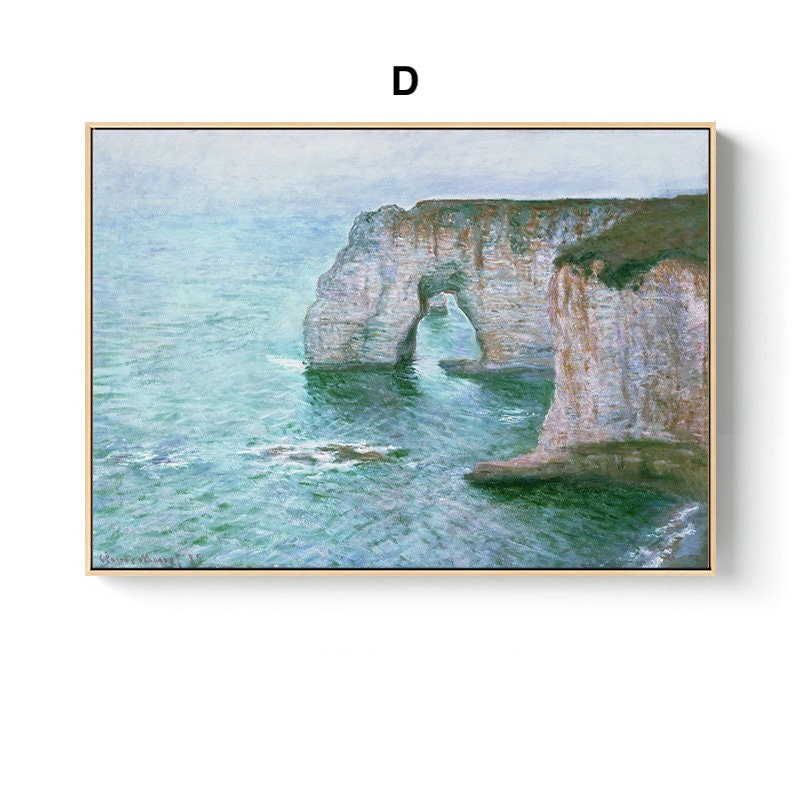 Poster Vintage Claude Monet I Deko Print ohne Rahmen