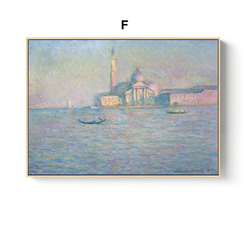 Poster Vintage Claude Monet I Deko Print ohne Rahmen