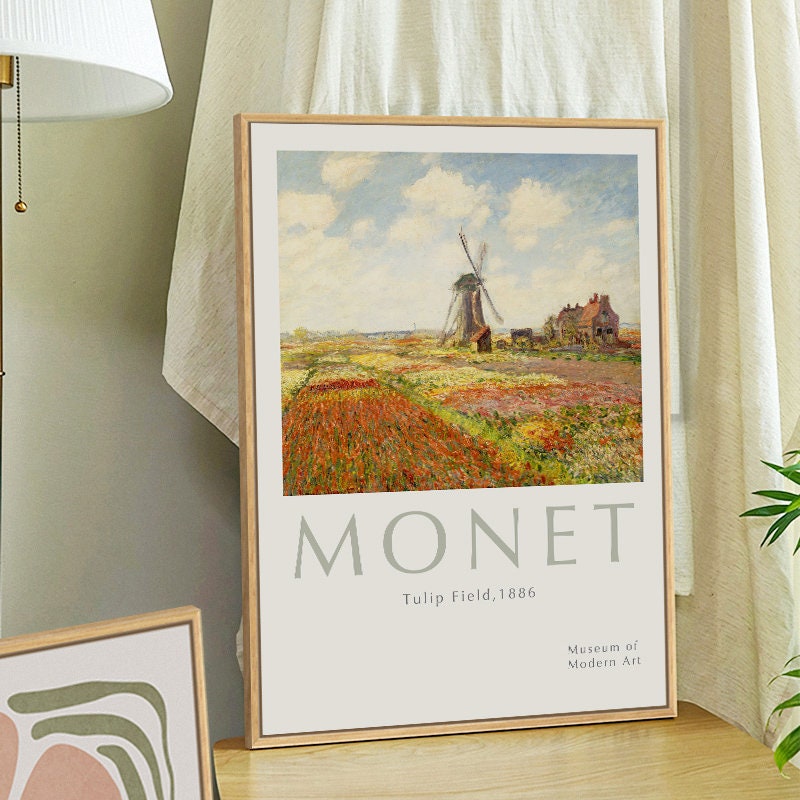 Poster Vintage Claude Monet I Deko Print ohne Rahmen