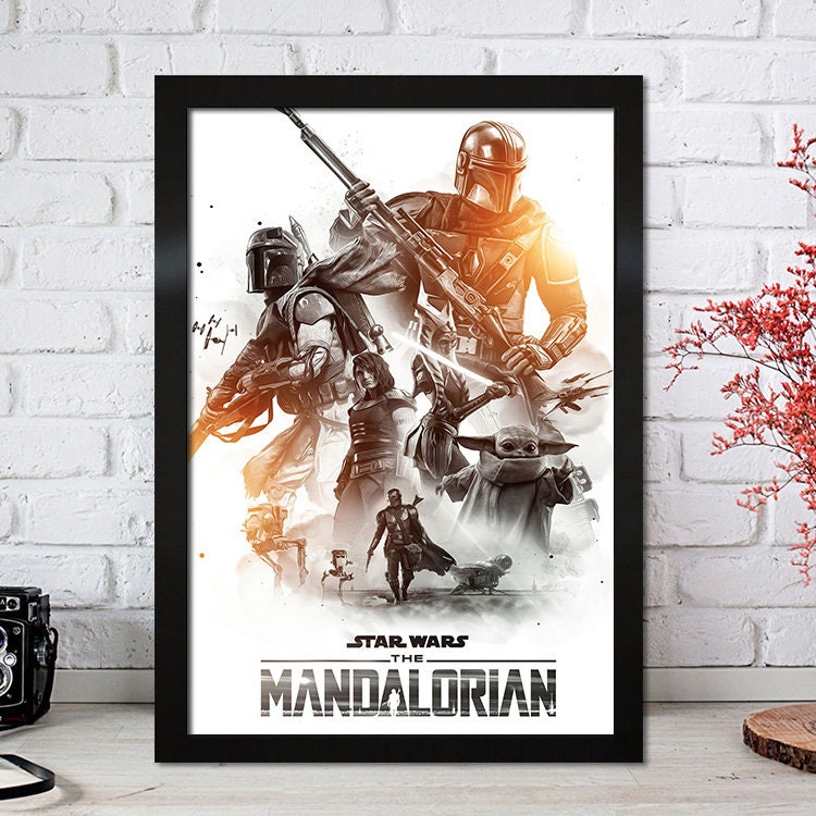 Poster Film Serie Mandalorian I Deko Print ohne Rahmen