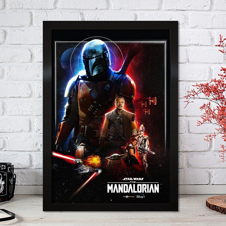 Poster Film Serie Mandalorian I Deko Print ohne Rahmen