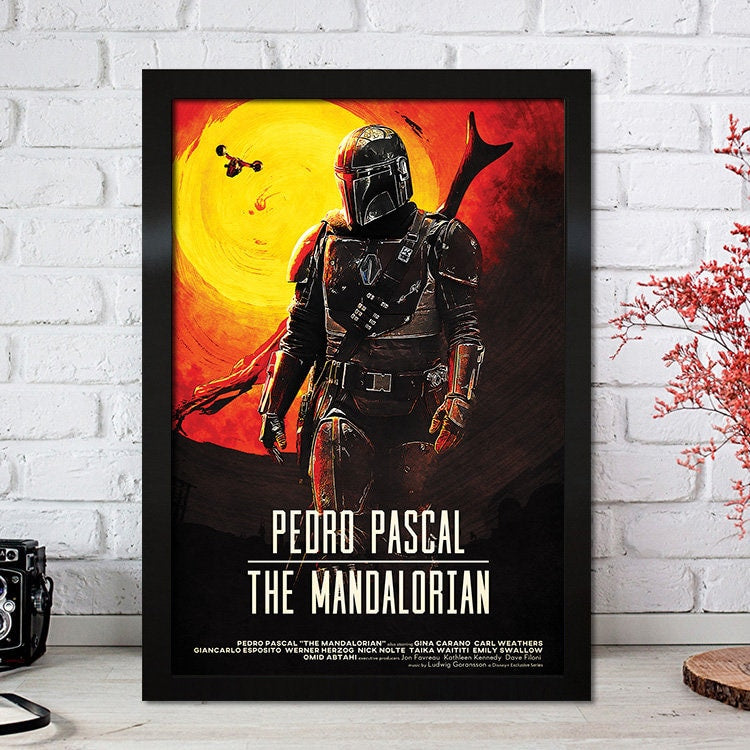 Poster Film Serie Mandalorian I Deko Print ohne Rahmen