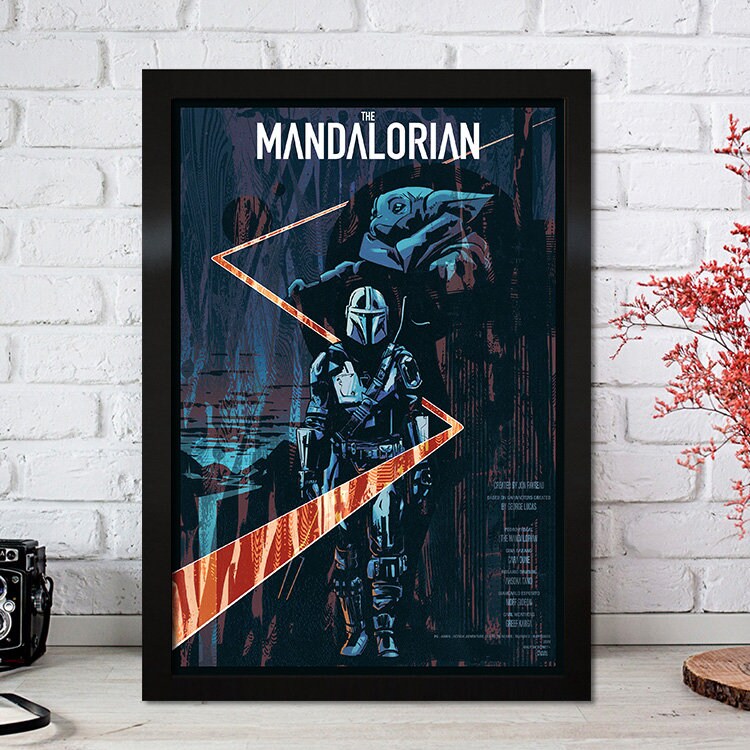 Poster Film Serie Mandalorian I Deko Print ohne Rahmen