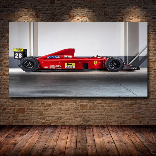 Poster Formel 1 Rennwagen Grand Prix I Scuderia Ferrari I Alfa Romeo I Renault I   I  Deko Print ohne Rahmen