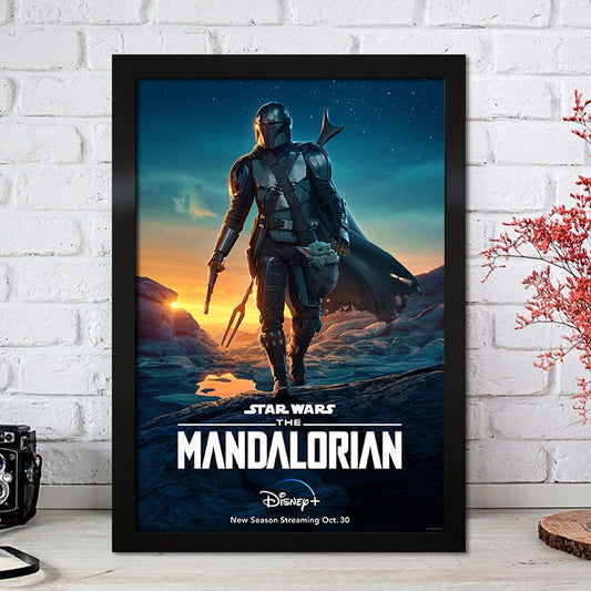 Poster Film Serie Mandalorian I Deko Print ohne Rahmen