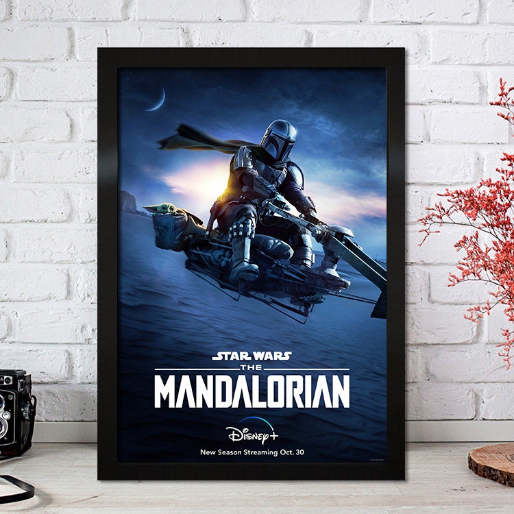 Poster Film Serie Mandalorian I Deko Print ohne Rahmen