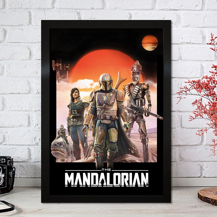 Poster Film Serie Mandalorian I Deko Print ohne Rahmen