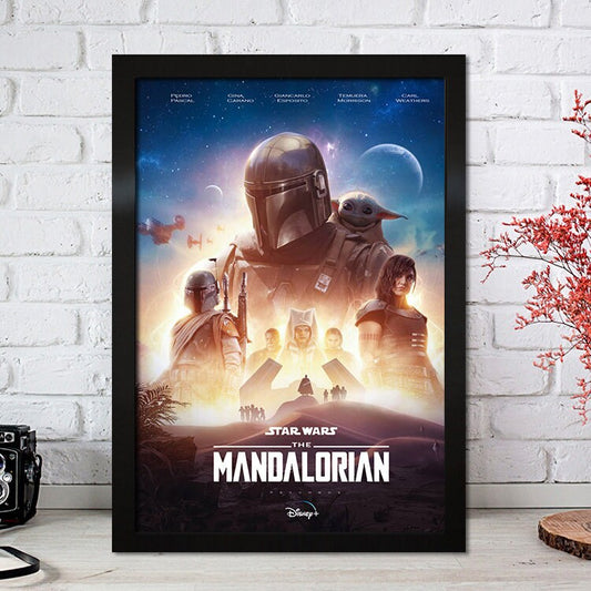 Poster Film Serie Mandalorian I Deko Print ohne Rahmen