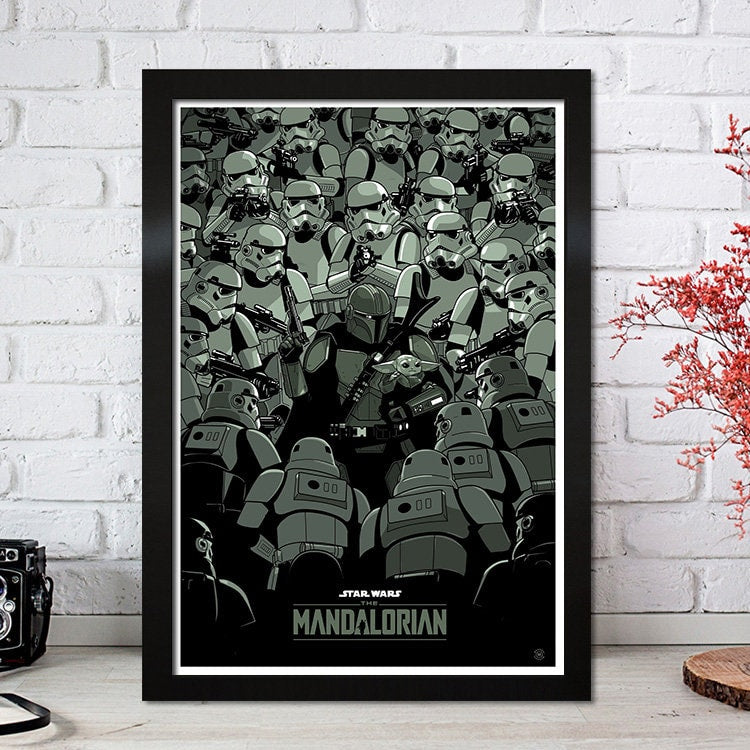 Poster Film Serie Mandalorian I Deko Print ohne Rahmen