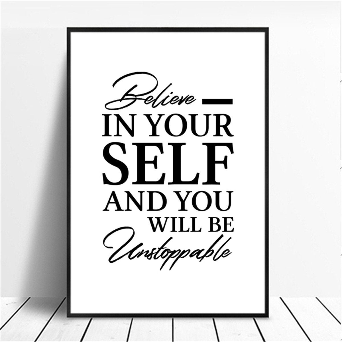 Poster Motivation Zitate I Wandbilder Wohnzimmer & Schlafzimmer I Deko Print Bilder I ohne Rahmen