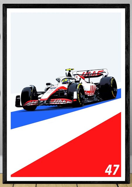 Poster Formel 1 Rennwagen Grand Prix Rennfahrer I  Deko Print ohne Rahmen