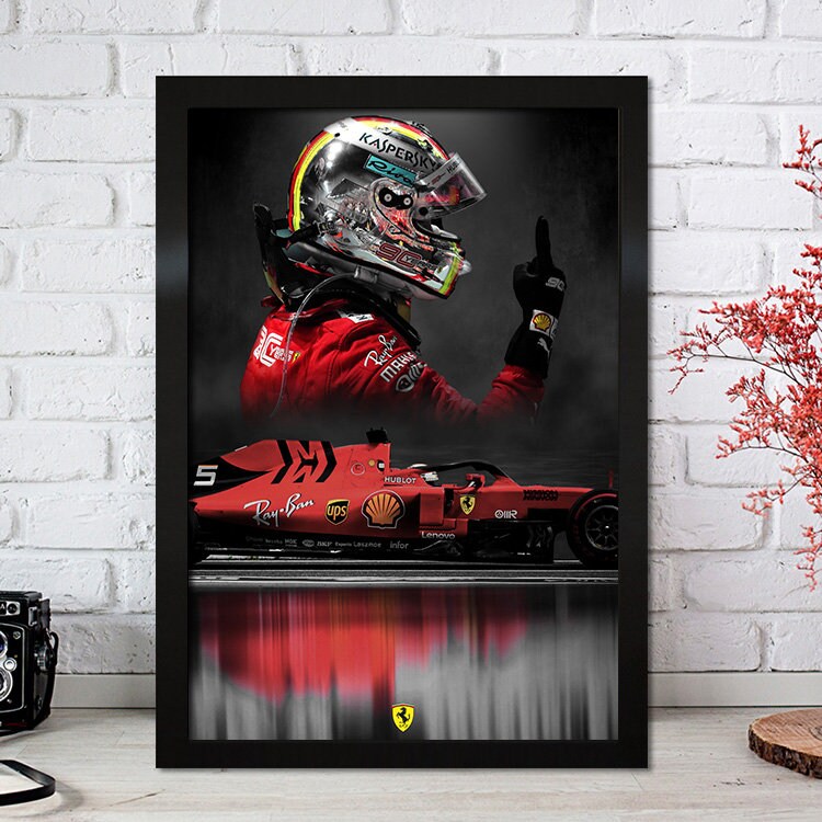 Poster Formel 1 Rennfahrer Legenden Rennwagen I Deko Print ohne Rahmen