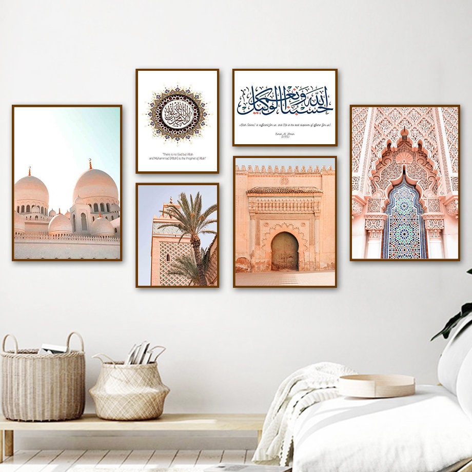 Poster Islam Abu Dhabi Moschee Arabische Architektur I Wandbilder Wohn –  justgoodmood