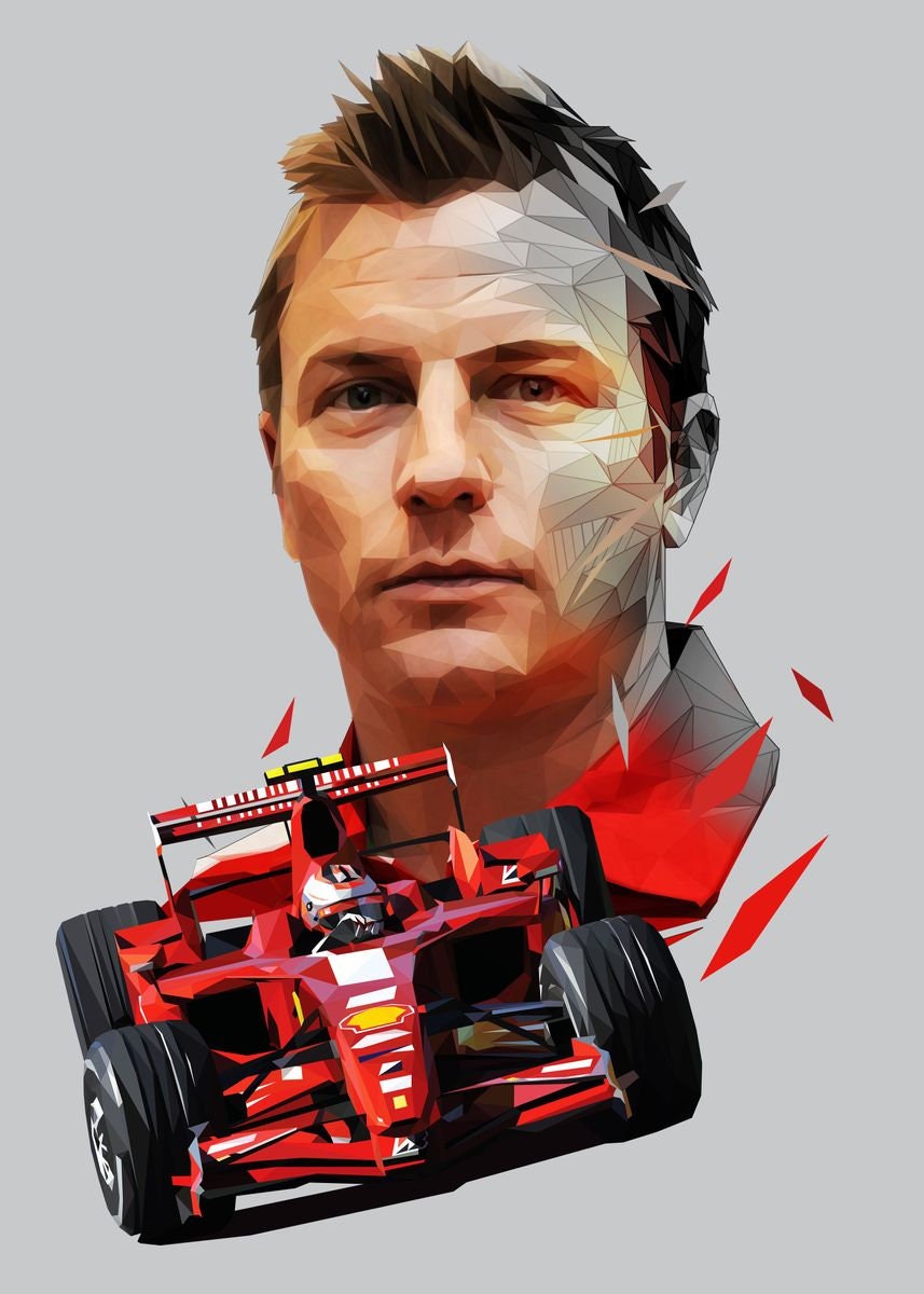 Poster Formel 1 Rennfahrer Rennwagen Ayrton Senna da Silva Legende I Deko Print ohne Rahmen