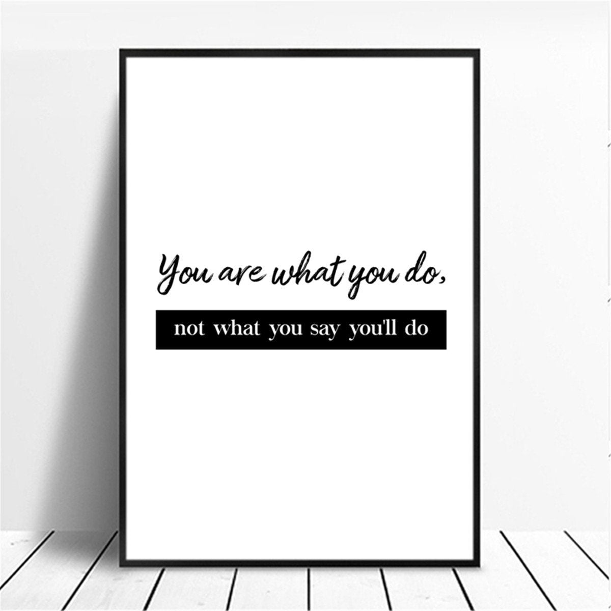 Poster Motivation Zitate I Wandbilder Wohnzimmer & Schlafzimmer I Deko Print Bilder I ohne Rahmen